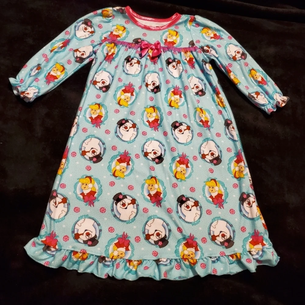 Frosty the Snowman 2T girl soft flannel nightgown